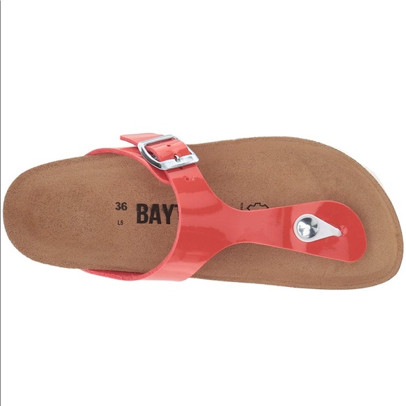 Bayton orange Slide Sandals - Picture 1 of 6